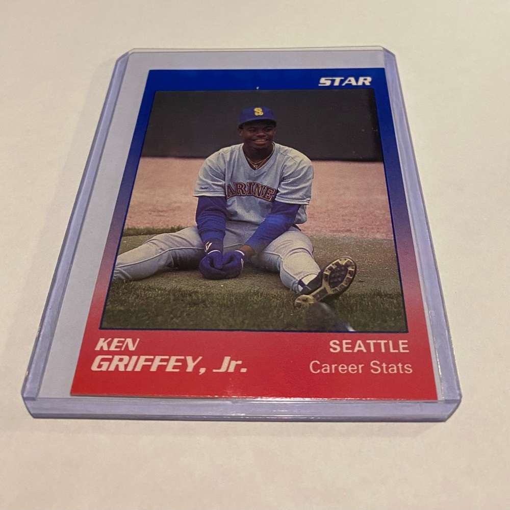 Ken Griffey Jr. Rare Find! 1990 The Star Co. Baseball Card # 2 of 6 Vintage